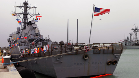 Chiến hạm USS Donald Cook sẽ là tàu quân sự thé 4 của Hải quân Mỹ hiện diện trên Biển Đen kể từ tháng 1/2014. Hồi tuần trước, Nhà Trắng cũng đã tuyên bố rằng khu trục hạm tên lửa USS Truxton sẽ nhận nhiệm vụ tăng cường để hiện diện và triển khai thêm tại khu vực Biển Đen. Chiến hạm USS Donald Cook sẽ là tàu quân sự thé 4 của Hải quân Mỹ hiện diện trên Biển Đen kể từ tháng 1/2014. Hồi tuần trước, Nhà Trắng cũng đã tuyên bố rằng khu trục hạm tên lửa USS Truxton sẽ nhận nhiệm vụ tăng cường để hiện diện và triển khai thêm tại khu vực Biển Đen.