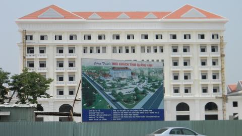 Mô hình thiết kế của nhà khách UBND tỉnh Quảng Nam có tổng vốn trên 150 tỷ đồng từ ngân sách Nhà nước.