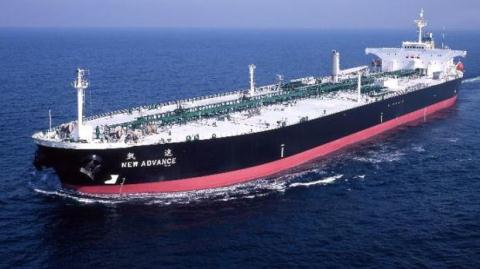Tàu chở dầu của Trung Quốc di chuyển trên Ấn Độ Dương