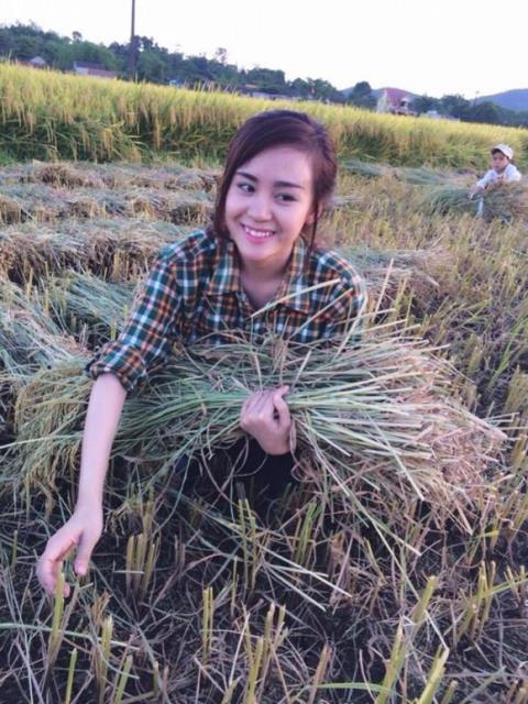 Ba Tung, Ba Tung thon que, Ba Tung voi hinh anh o que, hinh anh nong