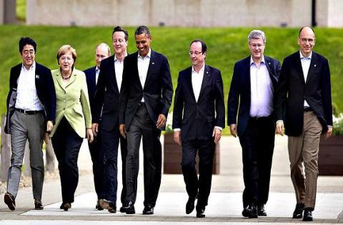 Tổng thống Putin một mình lạc lõng trước các nguyên thủ G8