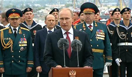Tổng thống Putin phát biểu ở bán đảo Crimea