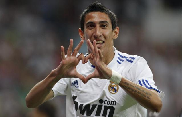 1. Angel Di Maria. Đến với Real Madrid từ Benfica vào mùa hè năm 2010, Di Maria nhanh chóng tỏa sáng rực rỡ dưới sự dìu dắt Jose Mourinho. 1. Angel Di Maria. Đến với Real Madrid từ Benfica vào mùa hè năm 2010, Di Maria nhanh chóng tỏa sáng rực rỡ dưới sự dìu dắt Jose Mourinho.