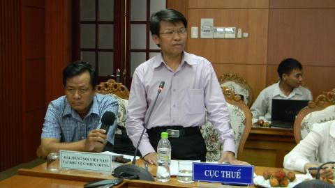 Ông Ngô Bốn, Cục trưởng Cục Thuế tỉnh Quảng Nam cũng đang lo lắng không dám chắc có thu được thuế đối với Tập đoàn Besra không.