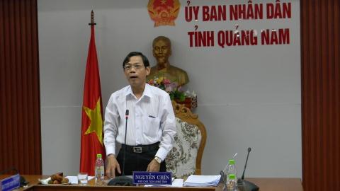 Ông Nguyễn Chín, Phó Chủ tịch UBND tỉnh Quảng Nam chủ trì buổi họp báo cho biết, chờ kết luật chỉ đạo cuối cùng của Thủ tướng.
