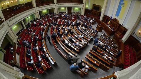 Một phiên họp của Verkhovna Rada (quốc hội) Ukraine
