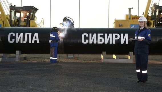 “Sức mạnh Siberia” sẽ cung cấp hàng chục tỷ mét khối khí đốt của Nga cho Trung Quốc trong những năm tới