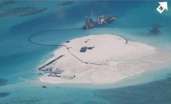 Trung Quốc đang ngang nhiên xây dựng các đảo trên Biển Đông