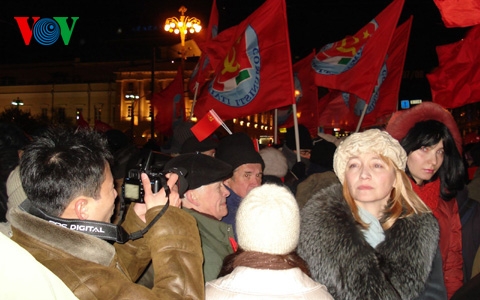 Quần chúng Nga phấn khởi với lễ kỷ niệm Cách mạng tháng Mười Nga năm nay