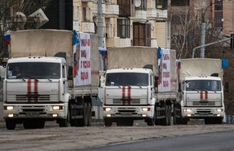 Các đoàn xe viện trợ của Nga tích cực vào Ukraine
