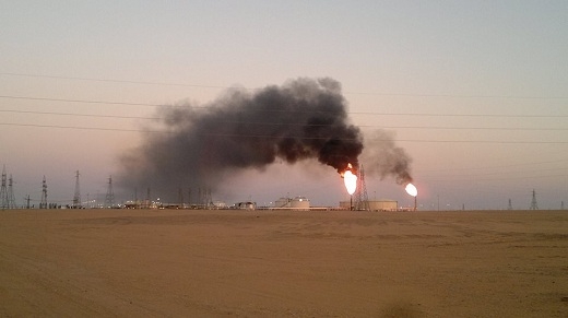Giếng dầu Sharara tại Libya.