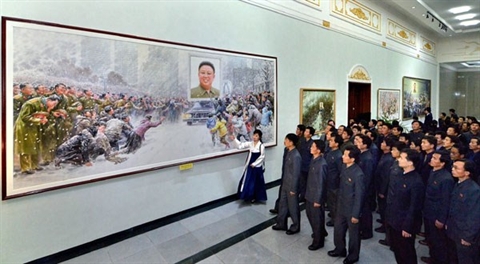 Triển lãm nghệ thuật nhân 2 năm ngày mất của Kim Jong Il