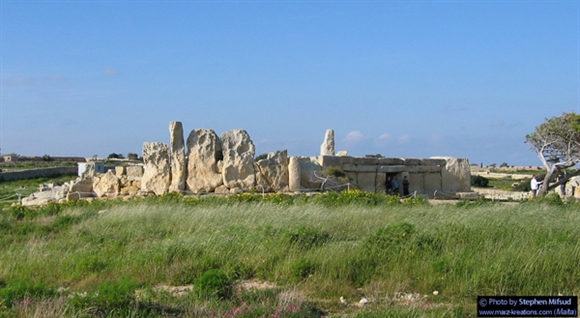 Đền Hagar Qim nổi tiếng ở Malta.