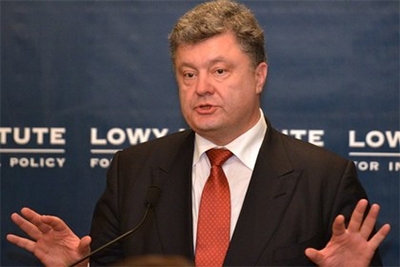 Tổng thống Ukraine Petro Poroshenko.