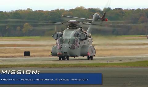 Trực thăng CH-53K Mỹ bỏ xa Mi-26