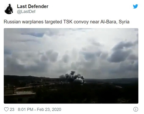 Thổ Nhĩ Kỳ rút lui sau đòn mạnh mẽ của Nga Thổ Nhĩ Kỳ rút lui sau đòn mạnh mẽ của Nga