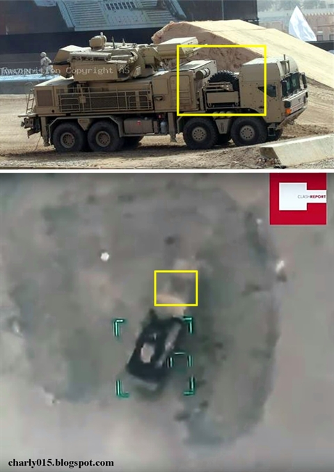 Su that Pantsir-S1 Syria bi Tho pha huy