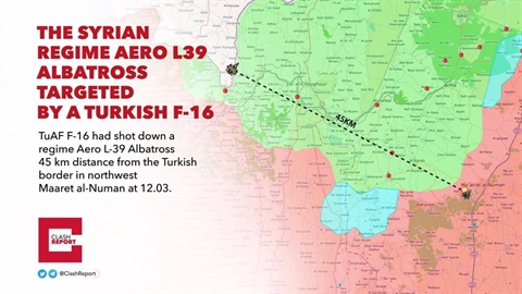 F-16 Thổ bắn hạ L-39 Syria từ khoảng cách xa kỷ lục?