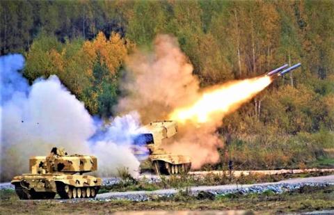 Nga công bố pháo nhiệt áp mạnh hơn TOS-1A Nga công bố pháo nhiệt áp mạnh hơn TOS-1A