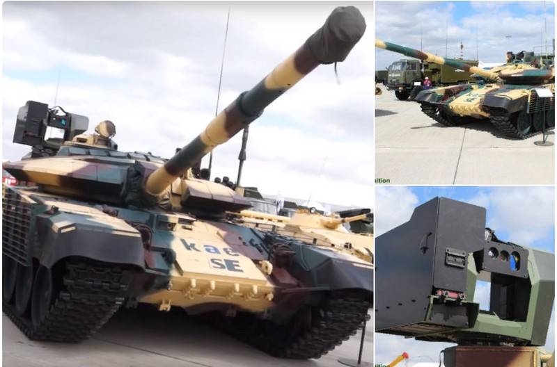 Ngoài ra, hệ thống vũ khí chính của T-72 với gói nâng cấp mới vẫn là pháo nòng trơn 125mm 2A46 cùng súng máy đồng trục PKT 7.62mm, trong khi đó súng máy phòng không NSV 12.7mm trên tháp pháo của T-72 được nâng cấp trở thành tổ hợp vũ khí tự động điều khiển từ xa và được đặt lùi về phía sau tháp pháo ngay vị trí chỉ huy xe. Ngoài ra, hệ thống vũ khí chính của T-72 với gói nâng cấp mới vẫn là pháo nòng trơn 125mm 2A46 cùng súng máy đồng trục PKT 7.62mm, trong khi đó súng máy phòng không NSV 12.7mm trên tháp pháo của T-72 được nâng cấp trở thành tổ hợp vũ khí tự động điều khiển từ xa và được đặt lùi về phía sau tháp pháo ngay vị trí chỉ huy xe.